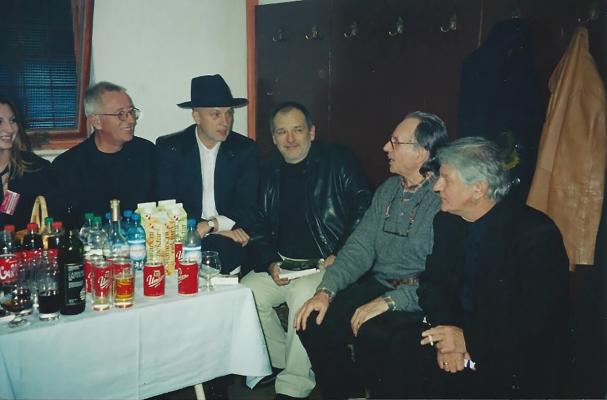 <p>Oliver Dragojević, Vlado Kreslin, Djordje Balašević, Stipica Kalodjera, Kemal Monteno.<br>Foto: arhiv V. K.</p>