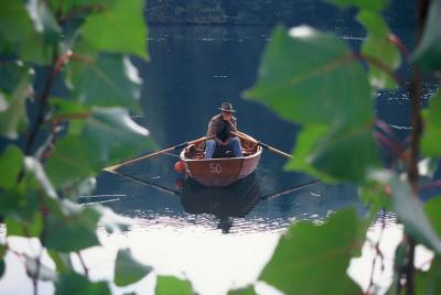 <p>Snemanje videospota za Tisoč let, oktober 2003<br>foto: Matjaž Kenda</p>