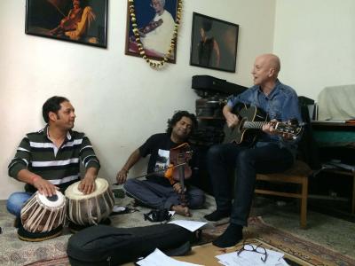 <p>Vlado, Sharat Srivastava, Gyan SIngh, New Delhi, India, 2014</p>