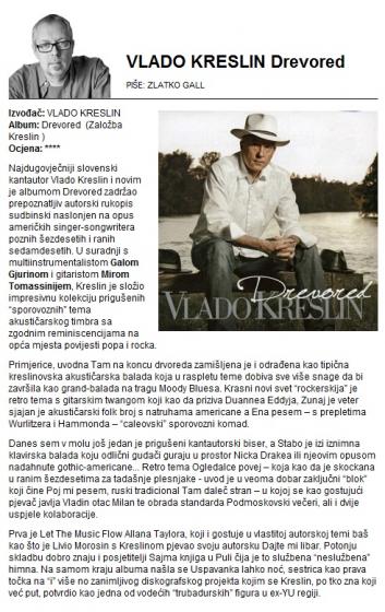<p>Vlado Kreslin: Drevored, Slobodna Dalmacija, 9.12.2010</p>