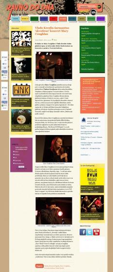 <p>Ravno do dna, Vlado Kreslin šarmantno 'skvotirao' koncert Mary Coughlan, 28.1.2012</p>