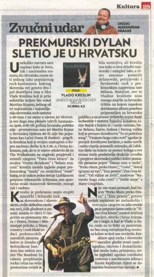 <p>Prekmurski Dylan sletio je u Hrvatsku, Jutarnji list, 15.11.2013</p>