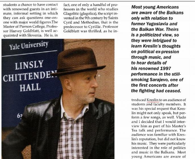 <p>The Slovenia Times, 4.8.2009<br>Vlado in the USA - part 3</p>